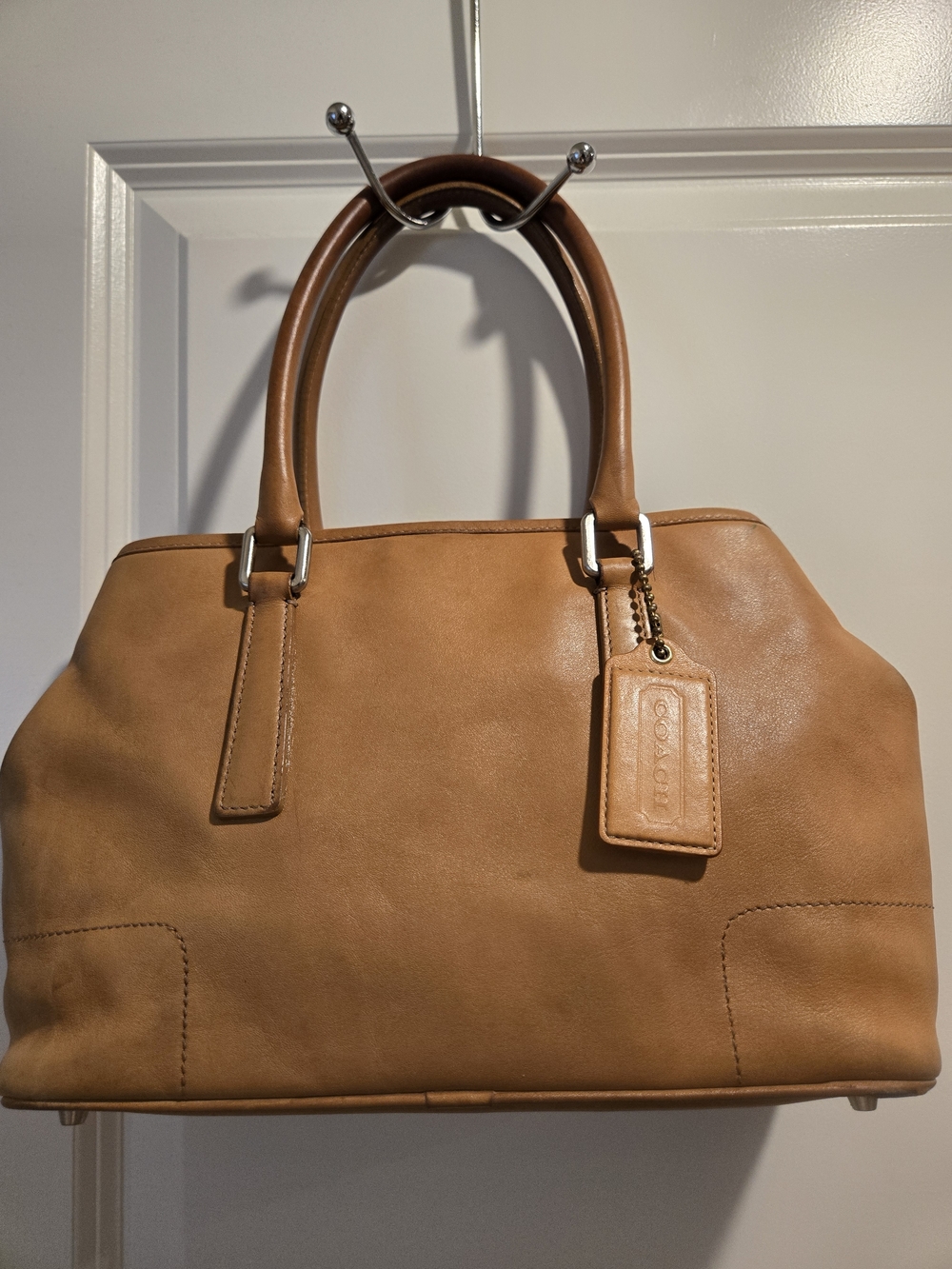 Coach Hampton Leather Satchel